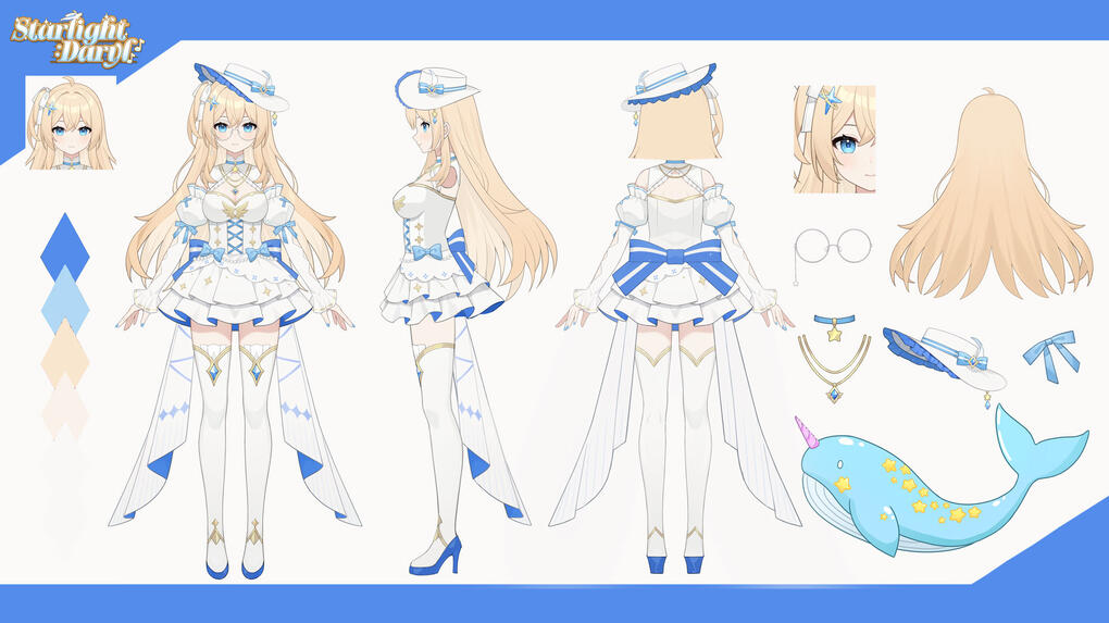 StarlightDaryl Reference Sheet